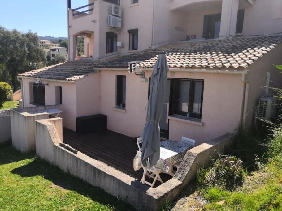 Porticcio Tres Joli T2 Climatise & Grande Terrasse A 1Km De La Plage Bagian luar foto